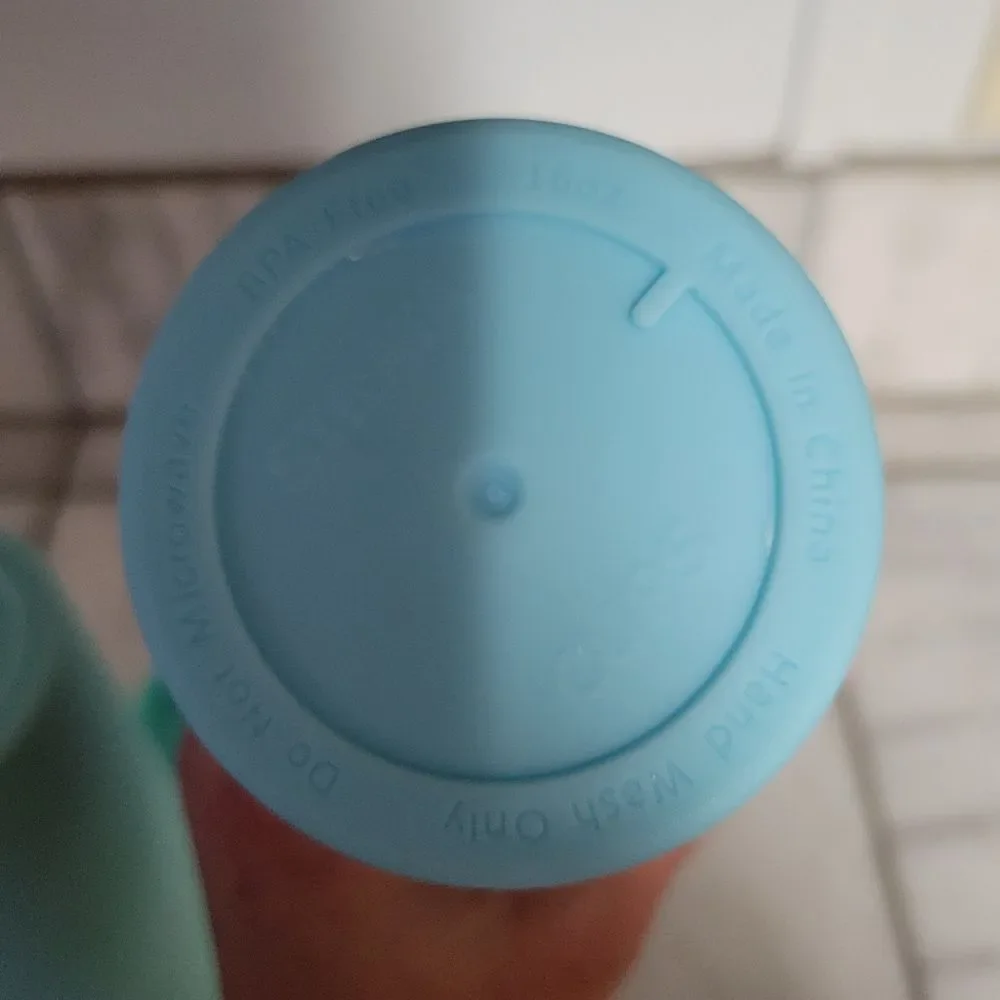 NEW STRATA Acrylic Tumbler Matte Pastel Blue & Green 16oz Set of 2